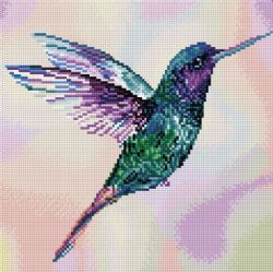 DIAMOND DOTZ CARRÉ - COLIBRI - DIAMOND PAINTING - PEINTURE À DIAMOND